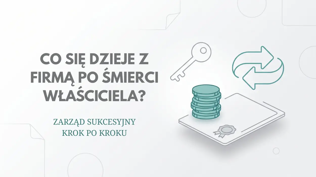 Co się dzieje z firmą po śmierci właściciela Zarząd sukcesyjny krok po kroku